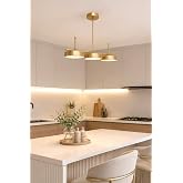 &Ccedil;ello Led Modern Tasarım 3 Renk Işık Se&ccedil;enekli Enerji Tasarruflu 3'l&uuml; Led Avize Mutfak Salon &Ccedil;ocuk Odası Giyinme Odası