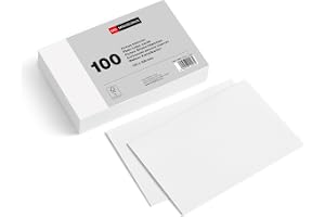 Miquelrius - Flashkaarten, 100 gladde notitiekaarten, leerkaarten, offsetkarton, 200 g/m², afmetingen 100 x 150 mm
