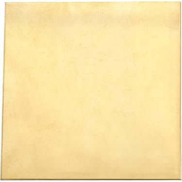 Plaque Laiton 150x150mm - Épaisseur 1.5mm - Métal Pour Bricolage - Conductivité Thermique