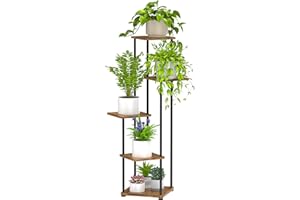 Digtokore Plant Stand Indoor, 5-Tier Tall Plant Stands Plant Shelf Indoor Clearance, Corner Display Rack Flower Pot Holder, Metal Flower Shelves for Multiple Plants