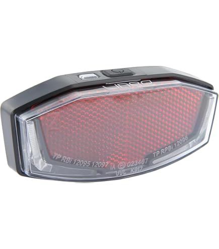 Feu Arrière Spanninga Pimento XE LED 6-36V Avec Support 50mm Et Bopp Set Gratuit