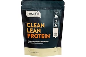 Vegan Protein Powders by Nuzest - Clean Lean Protein - Smooth Vanilla - Plant Based Pea Protein Shake - Low Calorie & Low Carb - Gluten Free - Dairy Free - 250g (10 Serving)