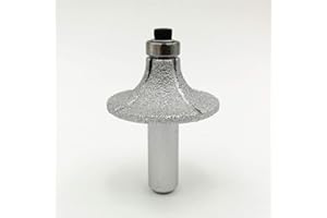 SHDIATOOL Diamante Router Bit 1/2 Pollici Gambo per Marmo Pietra Granito Fresa R15 (N.10)