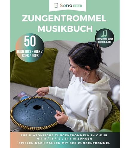 Tongue Drum, 33 Cm 15-toetsen Rain Drum, C Majeur Muzikale Drums Met Muziekboek Mallets Stalen Tongue Drum Voor Meditatie Yoga Muzikale Educatie Voor Beginners Marineblauw P 010675859250