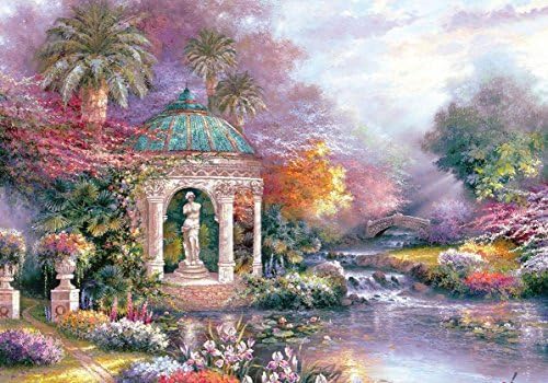 Impuzzle "A Peaceful Garden" 1000 Piece Jigsaw Puzzle For Adults, Teens And Family