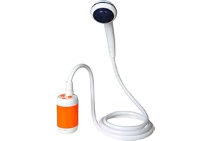 Laserbeak Doccia Portatile Doccia Campeggio Doccia Esterna,Batteria Incorporata 4800mAh,Elettrico Handheld Ricaricabile Doccia,Pompare Acqua nella Corrente Doccia