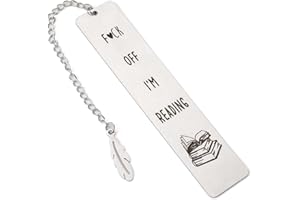 GADITIEK Funny Bookmark Gift for Men Women Book Lover Best Friend, Humor Book Mark Gifts for Adults Teen Boys Girl Kids University Birthday Graduation Gift (Funny)