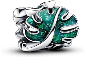 NUNUYAYA Perles Charms Argent Sterling 925 Breloque Pendentif Elephant Leaf Butterfly Car Dangle Bead Compatible pour Femmes Filles Européen Bracelets Colliers