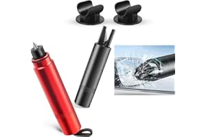 Safe Pro X for Car Windows, Safety Emergency Hammer, Safepro X, Car Emergency Hammer with Belt Cutter, Car Window Breaker, Safety Hammer, Car Emergency Rescue Tool for All Vehicles, Pack of 2
