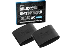 Northdeer Porte-Tibias en Silicone Super résistant - Porte-Chaussettes de Football pour Adultes & Enfants - antidérapant & Lavable