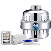 Bluefox Silver Duş Filtresi &ndash; Klor ve Ağır Metal Arıtmalı, KDF 55 + Aktif Karbon, Sa&ccedil; ve Cilt Dostu, Kire&ccedil; Azaltıcı, Evrensel