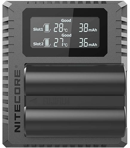 Baxxtar NP-W235 MaxProtect V1 batterij (2600mAh) met actieve NTC sensor en V1 case - compatibel met Fuji Fujifilm GFX50s II GFX-100S GFX-100 II X-H2 X-H2S X-S20 X-T4 X-T5