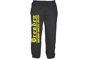 sostex Dresden Jogginghose - Meine Heimat Meine Liebe Mein Stolz - Gelb - Sweatpants