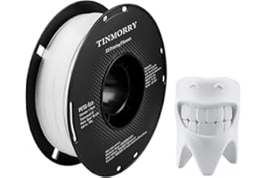 ‎TINMORRY PETG Filament 1.75mm, TINMORRY Verbessert PETG-Eco 3D-Druckmaterialien, Kompatibel mit Bambu FDM 3D Drucker, 1 KG 1 Spule, Kaltes Weiß