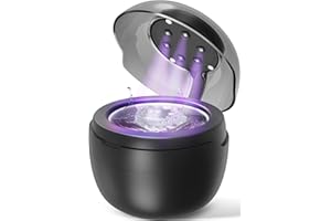 Klarsonic Ultraschallreinigungsgerät, 50000Hz Dental Pod 250ML Ultraschallreiniger - Ultrasonic Cleaner mit 6 UV Lampe für Zahnschiene, Zahnspangen, Retainer, Zahnersatz, Aligner, Prothesen, Schmuck