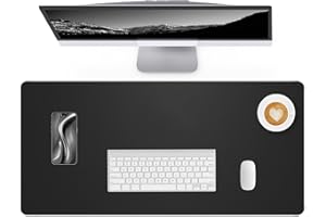 Lllunimon Crazy Horse skórzana duża podkładka na biurko, mata, ochronna, antypoślizgowa, wodoodporna podkładka na stół, komputer, laptop, klawiatura, podkładka pod mysz, XXL, podkładka do pisania do