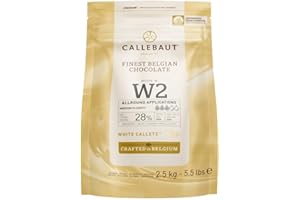 Callebaut W2NV 28% "Select" White Chocolate Chips Easymelt (Callets) (1 x 2,5 kg)