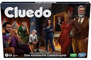 HASBRO GAMING Cluedo Jeu de société Redessiné Cluedo pour 2 à 6 joueurs, Jeu de détective, Jeu familial pour enfants et adultes