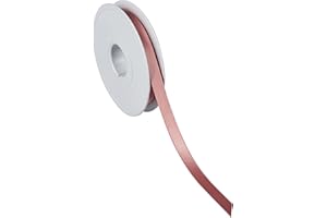 Berisfords Double Satin Ribbon, Dusky Pink, 10 mm