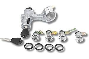 AC TOOLS Bombín de encendido y puertas compatible con Nissan Patrol Y60 160 260. Incluye 2 llaves.