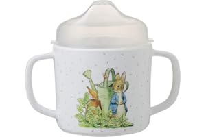 Petit Jour Paris Tasse Deux Anses avec Bec Amovible Pierre Lapin Antidérapante! Multicolore, 1 Pièce