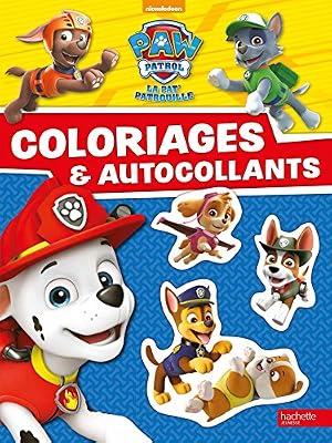 Hachette Jeunesse Paw Patrol-La Pat'Patrouille - Coloriages et autocollants