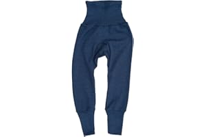 COSILANA NATURWÄSCHE Cosilana Pantalon pour bébé avec ceinture en laine vierge et soie