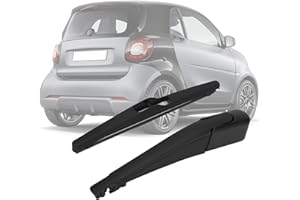 LMYSUFI Limpiaparabrisas de Ventana Trasera Compatible con Smart Fortwo 453 2014-2025, Juego de Cuchillas y Limpiaparabrisas del Parabrisas