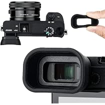 Paraluce Oculare KIWIFOTOS KE-EP10 Per Sony A6300, A6100, A6000 &ndash; Morbido, Allungato