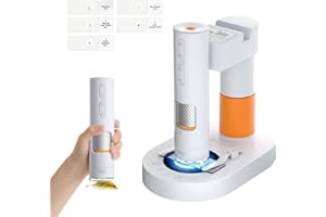 MatataStudio MX1-AS Microscope Numérique Portable pour Enfants 3,5x à 1000x avec Support Multifonction 2 LED prise de Photo & Vidéo Microscope Électronique Professionnel pour Enfant Adulte Laboratoire