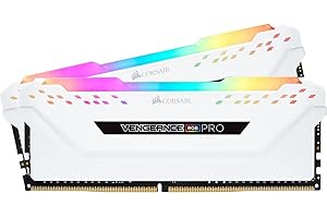 Corsair Corsair Vengeance RGB PRO 32 GB (2 x 16 GB) DDR4 3200 (PC4-25600) C16 Memoria Desktop - Bianco, 2 x 16 GB