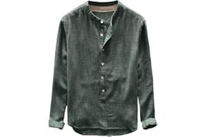 KOBILEE Gemelli Camicia Uomo Taglie Forti Vintage Cotone Camicetta Slim fit Manica Lunga Cerimonia Maglietta Camicia con Bottoni Coreana Elasticizzata T Shirt Camicie Casual Elegante Invernale