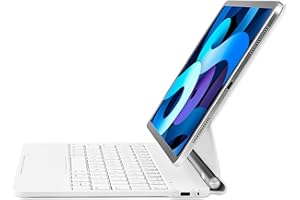 ‎SEAGTIGAU Seagtigau Magic Keyboard Case für iPad Pro 11 Zoll (4./3./2./1.) Gen. & Air 11 Zoll (M2, 2024) & iPad Air 5. & 4. Generation 10,9", magnetisches Bluetooth-Tastatur-Case mit Multi-Touch-Trackpad,QWERTZ