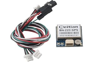 Roundsky Bn-220 3.0V-5.0V Ttl, Módulos Gnss, GPS Glonass Antena de Módulos GPS Dual, Flash Incorporado