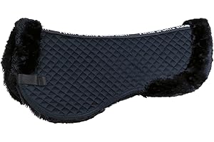 HKM SPORTS EQUIPMENT Hkm Hkm 4057052141614 9100 Schwarzst - Funda de Piel sintética para sillín, Color Negro