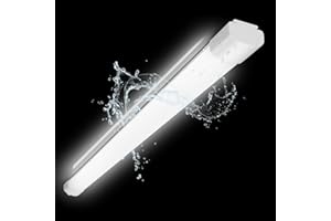 Oraymin Fluorescente led 90CM 30W 3300LM, tubo led 4000K IP65 Impermeable,Lampara techo led para Garaje Oficina Sótano Cocina