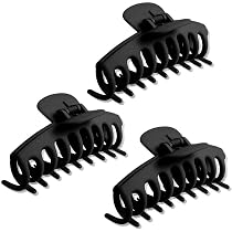 4 Stück Große Haarklammern Aus Kunststoff – Rutschfeste Krallenclips, 11 Cm, Für Dicke Haare, Frauen & Mädchen