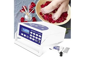 Qinlorgo Machine de Bain de Pieds de désintoxication ionique, molécule d'hydrogène ionique multifonctionnelle Bain de Pieds Spa Detox Machine de Soins de santé Cadeau de Vacances Premium(Prise UE)
