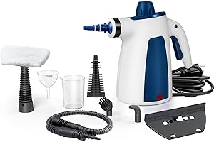 YURDOCA Steam Cleaner, HandHeld Steam Cleaners, Portable Steam Cleaning, Steam Cleaner Hand Held, Multi-Purpose Portable Steamer with 9 Accessory Kit for Sofa, Kitchen, Tile, Curtains, Carpets, Window