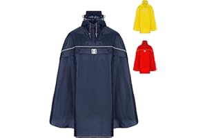 HOCK - DAS ORIGINAL und echter TESTSIEGER* - Fahrrad Regenponcho mit Kapuze - Fahrradponcho Wasserdicht - Herren Damen Regenschutz - Optimales Regencape für alle Biker