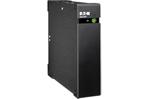 Eaton Onduleur Ellipse ECO 1600 USB FR - Off-line UPS - EL1600USBFR - Puissance 1600VA (8 prises FR, Parasurtenseur, Batterie) - UPS avec Interface USB (câble inclus) - Noir