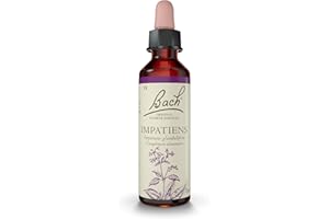 FLEURS DE BACH ORIGINAL - Impatiens No 18 - Pour plus de patience - Aide à accepter le rythme des autres - Élixir floral naturel pour le bien-être émotionnel - Compte-Gouttes 20ml - Vegan