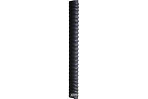 XOKO Cricket Bat Coil Grip, Anti-Slip Rubber Handle, Ultra Tacky Performance Grip for Enhanced Control, Pack of 1 (BLACK)