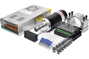 Daedalus CNC Brushless Spindle Motor Kit, 500w, ER11, 48V DC, 12000RPM