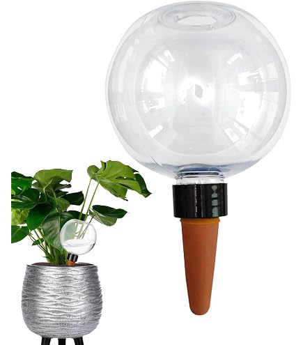Lot De 4 Boules D'Arrosage 500ml - Piquets D'Irrigation Autonome Pour Plantes D'Intérieur Et D'Extérieur - Arrosage Progressif - 11