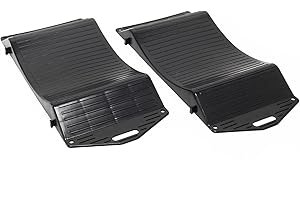 WilTec XPOtool protège-Pneu Lot de 2 13–18 Pouces Repose-Pneu 440×200×40mm Plastique Supports