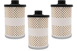 EMIHO 496-5 Fuel Tank Filter Element Fit for Diesel Gasoline Biodiesel Water Separate 30 Micron with Protective Sheet, 3 Pack