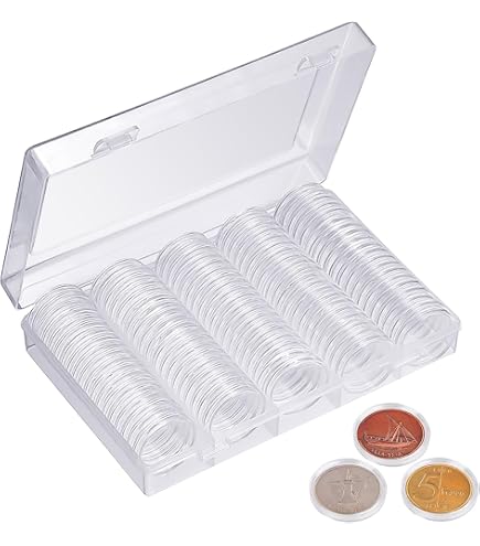 Lindner Münzkapseln Für Münzen 14–50 Mm – Wahlweise 1, 5, 10 Oder 100 Stück (z.B. 18 Mm)