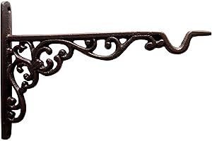 degawo Haken Wandhalterung Blumenampel Landhaus Gusseisen 25 cm Konsole Regal Aufhänger
