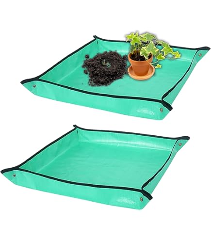 Tappetino Per Rinvaso Delle Piante Impermeabile Per Trapianto Interno Portatile Quadrato Pieghevole Facile~p124042656